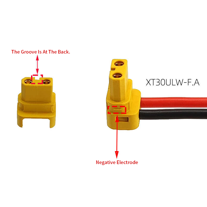 Elbow XT30U Banana Plug Line X - Drone Battery Connector recension och pris