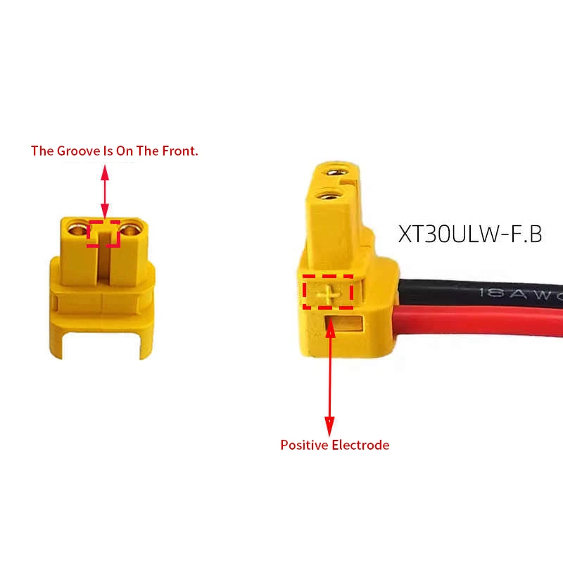 Elbow XT30U Banana Plug Line X - Drone Battery Connector recension och pris
