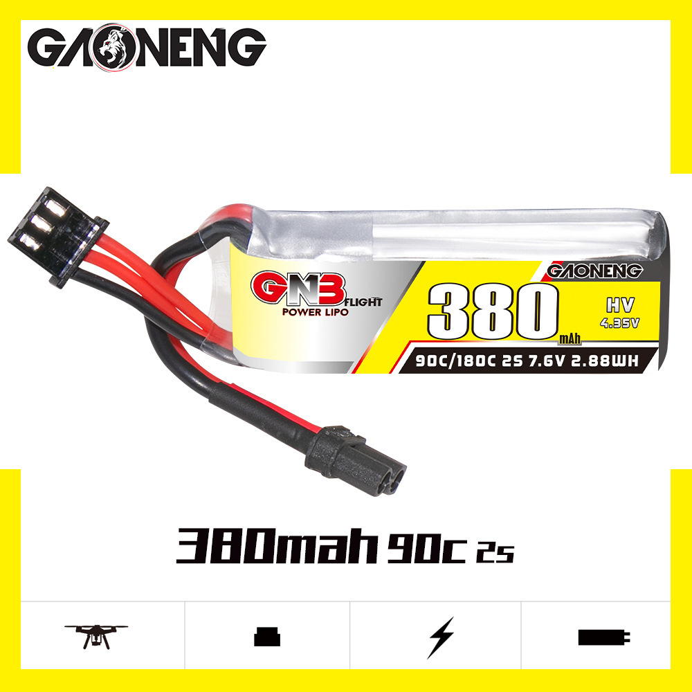 GNB 2S 7.6V 380mAh 90C/180C Li - Drone Battery Lipo recension och pris