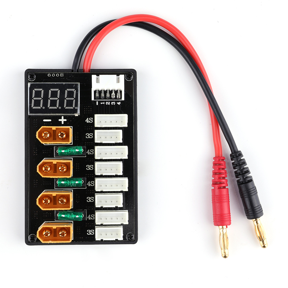 XT60 Plug 3S 4S Lipo Battery P - Drone Battery Parallel Board recension och pris