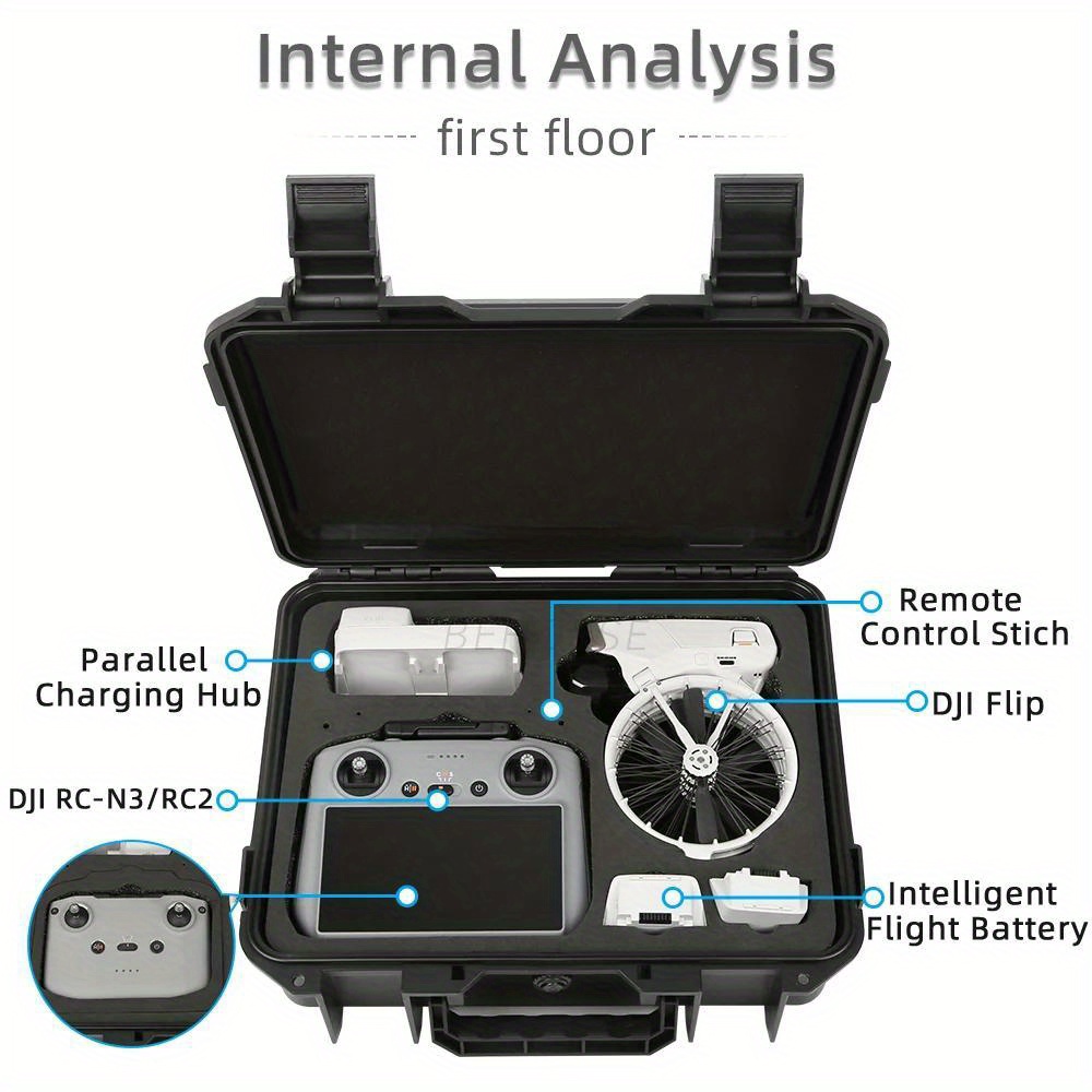 For DJI Flip Hard-Shell Storag - Drone Battery Bag recension och pris