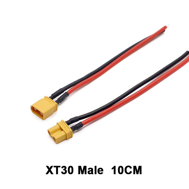 XT30 Pigtail Plug Male and Fem - Drone Battery Connector recension och pris