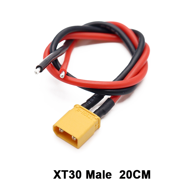 XT30 Pigtail Plug Male and Fem - Drone Battery Connector recension och pris