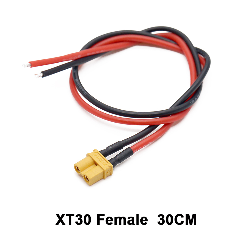 XT30 Pigtail Plug Male and Fem - Drone Battery Connector recension och pris