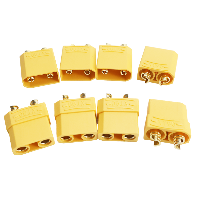 4Pcs Yellow XT90 Plug Male Fem - Drone Battery Connector recension och pris