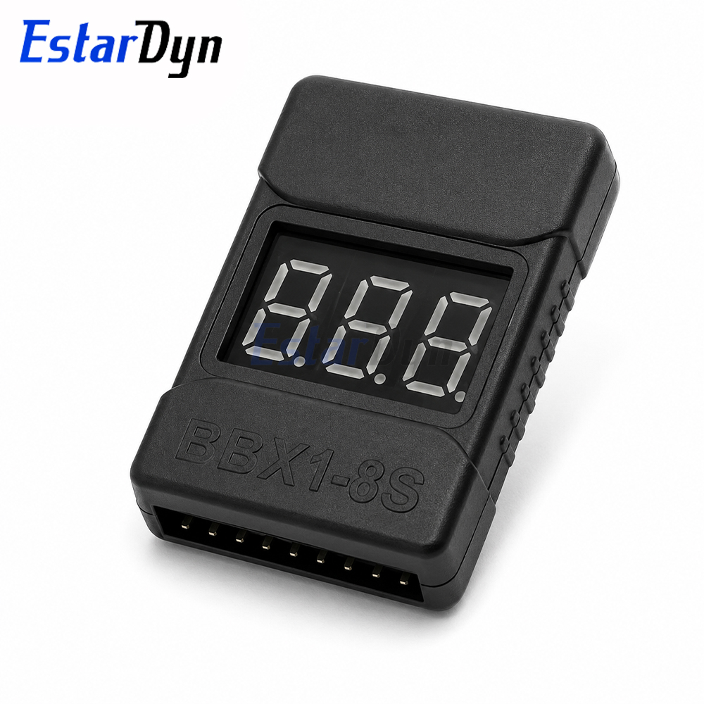 1-8S BBX1-8S 2IN1 Lipo Battery - Drone Battery Voltage Checker recension och pris