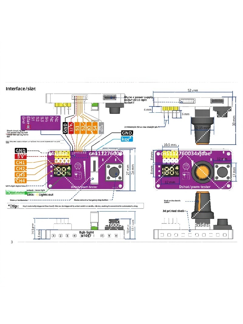 RC Drone Servo Tester, PWM & D - Drone Battery Voltage Checker recension och pris